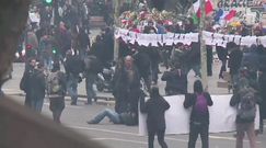 Starcia między policją a demonstrantami w Paryżu