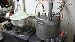 Amfetaminowe laboratorium w domku jednorodzinnym