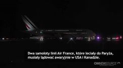 Dwa samoloty Air France lądowały awaryjnie