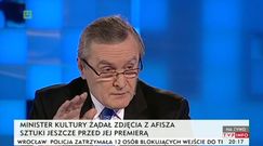 Dziennikarka TVP Info zawieszona po programie z prof. Piotrem Glińskim