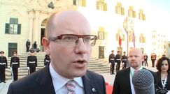 Premier Czech: będę mówił to, co powiedzieliby Polacy, gdyby byli na Malcie