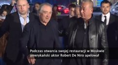 De Niro otworzył w Moskwie restaurację. Też chce zostać Rosjaninem? 