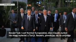 Kłopoty Tuska i Junckera w Turcji - wylatuje po nich samolot z Brukseli