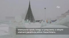 Kazachstan zniknął pod śniegiem. Całkowity paraliż komunikacyjny