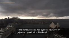 Apokaliptyczne niebo i grad wielkości piłek do golfa