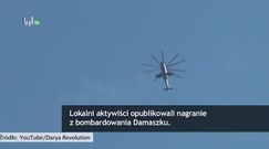 Nagranie z bombardowania Damaszku