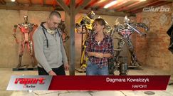 Polski twórca transformersów. Wyjątkowe dzieła ze złomu