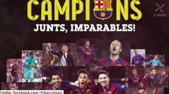 Piłkarze Barcelony świętowali mistrzostwo