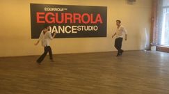 Skupiona Okupnik na próbie do "Tańca z gwiazdami"