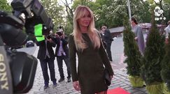 47-letnia Przetakiewicz w zbyt krótkiej sukience