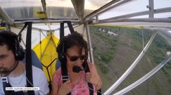 Ten kot przyprawił pilota o zawrót głowy