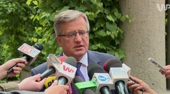 Komorowski o aferze w rządzie i wyborach