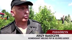 Wypadek autobusu PKS koło Jeleniej Góry