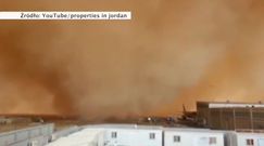 Potężna burza piaskowa przeszła przez Jordanię