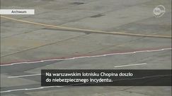 Niebezpieczny incydent z dronem w okolicach lotniska Chopina