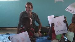 Roger Federer wspiera dzieci w Afryce