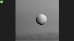 Unikatowe zdjęcia księżyca Saturna