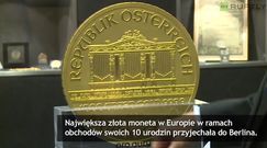 Największa moneta świata odwiedziła Berlin