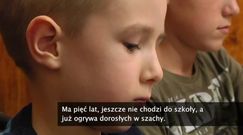Pięciolatek ogrywa dorosłych w szachy