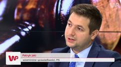#dziejesienazywo: Patryk Jaki: jest wielu przyzwoitych sędziów. Problemem są "elity"
