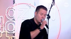  Bartek Wrona z Just5 na scenie "Dzień Dobry TVN"...