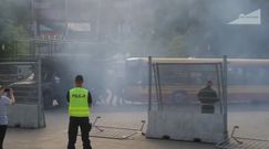 Śmigłowiec i komandosi GROM w akcji pod Stadionem Narodowym