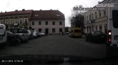 Próba wymuszenia, czy potrącenie pieszego?