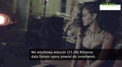 Rihanna spóźniła się pół godziny na koncert w Dublinie i śpiewała zapłakana