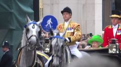 Królowa pokazała się na zielono