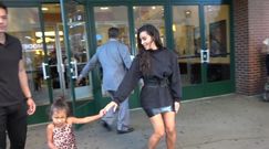 Kim i Kanye spędzają czas z córeczką
