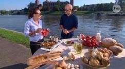 Penne z dynią i prawdziwkami 