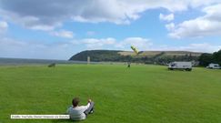 Tylko testował sprzęt...