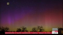 Kolorowe niebo nad Polską. Astrofotograf upolował zorzę polarną