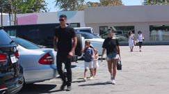 Kourtney Kardashian z dziećmi w Malibu