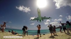 Spektakularne starty i lądowania samolotów na wyspie Sint Maarten