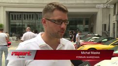 Centrum Warszawy zaroiło się od kolorowych Ferrari