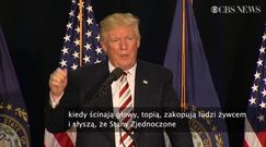  Trump o podtapianiu przesłuchiwanych: "Rozumiem, że to nie jest miłe, ale sprawdzało się!"