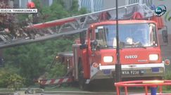 Pożar w dzielnicy Włochy