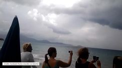 Trąba wodna w okolicach greckiej wysyp Zakyntos