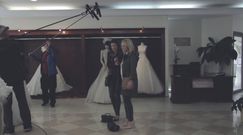 Aneta Zając wybiera suknię ślubną w serialu "Pierwsza miłość"