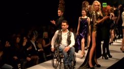 Model na wózku inwalidzkim skradł show podczas Berlińskiego Tygodnia Mody