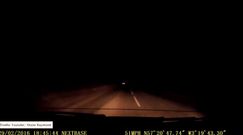 Ogromny błysk niebieskiego światła nad Szkocją