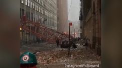 Ogromny dźwig runął na Manhattanie. Spadł na przechodniów