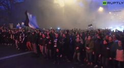 Kibice zwaśnionych klubów przemaszerowali ulicami Dniepropietrowska