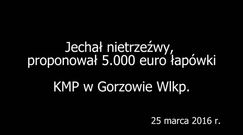 Pijany Bułgar chciał dać łapówkę policjantom