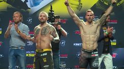 "Klatka po klatce". Łukasz "Juras" Jurkowski powraca na KSW. Tak zaprezentował się na ważeniu