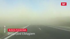 Burza piaskowa pod Elblągiem