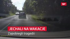 Jechali na wakacje. Aż trudno uwierzyć, co nagrali po drodze