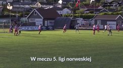 #dziejesiewsporcie: "Krzyżak" zza pola karnego. Niezwykły gol w 5. lidze norweskiej