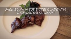 Jagnięcina w sosie czekoladowym ze śliwkami